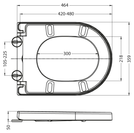 Унитаз подвесной безободковый Belbagno SENSO-R